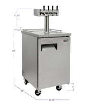 Cargar imagen en el visor de la galería, Dispensador Kegerator Kegco XCK4